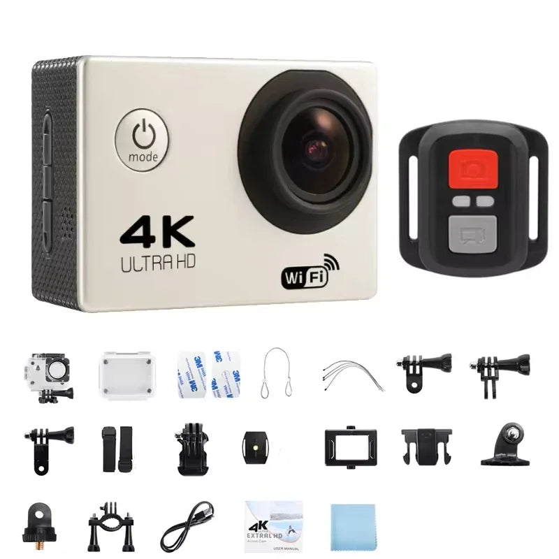 4K Action Camera 1080P/30FPS Waterproof