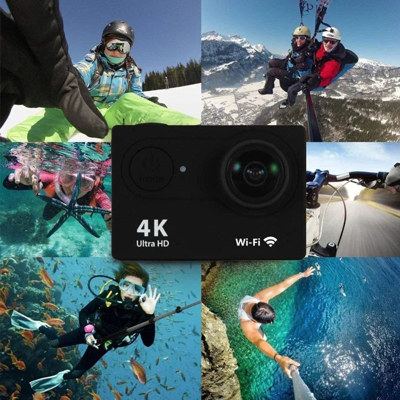 4K Action Camera 1080P/30FPS Waterproof