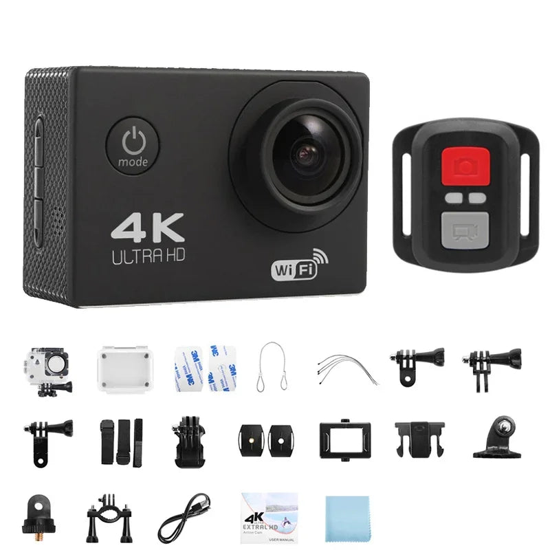 4K Action Camera 1080P/30FPS Waterproof