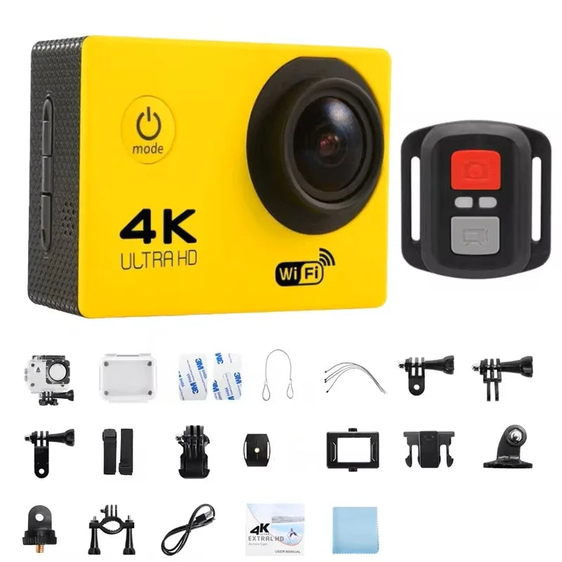 4K Action Camera 1080P/30FPS Waterproof