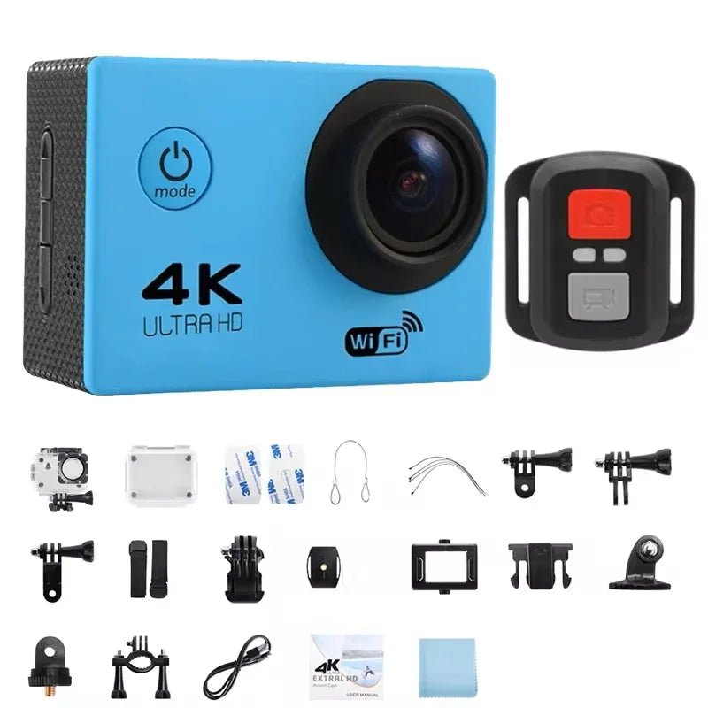 4K Action Camera 1080P/30FPS Waterproof