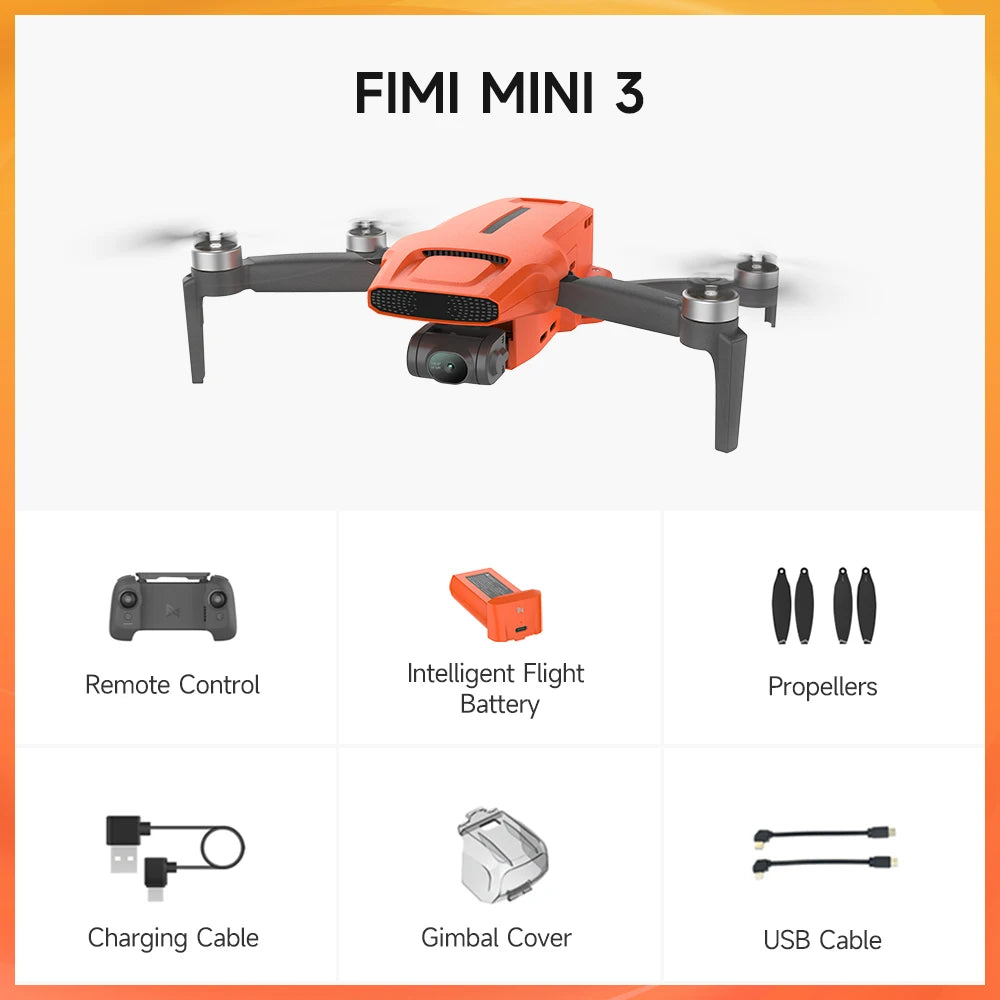FIMI MINI 3 new drone 4K 60fps AI