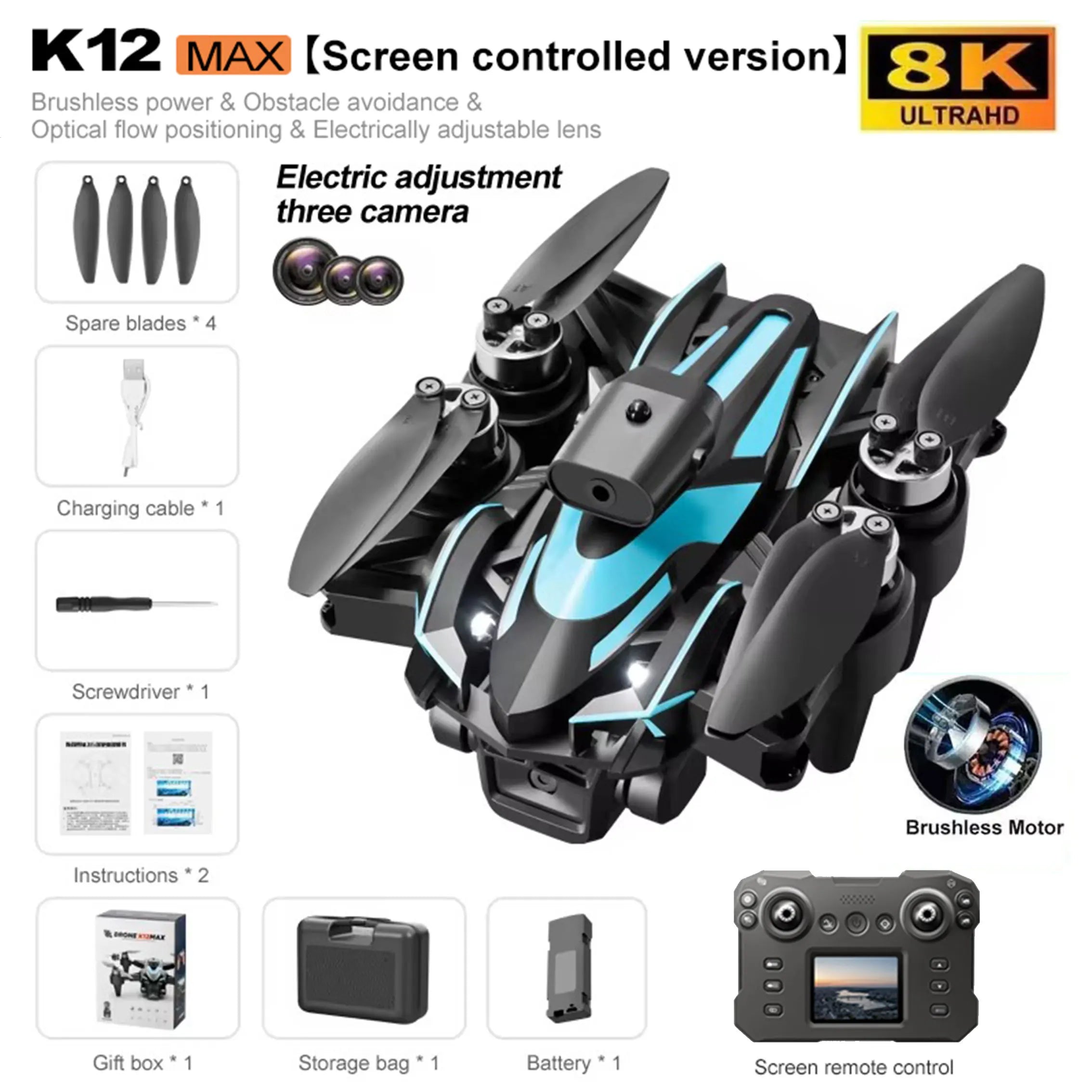 K12 Max RC Drone 8K