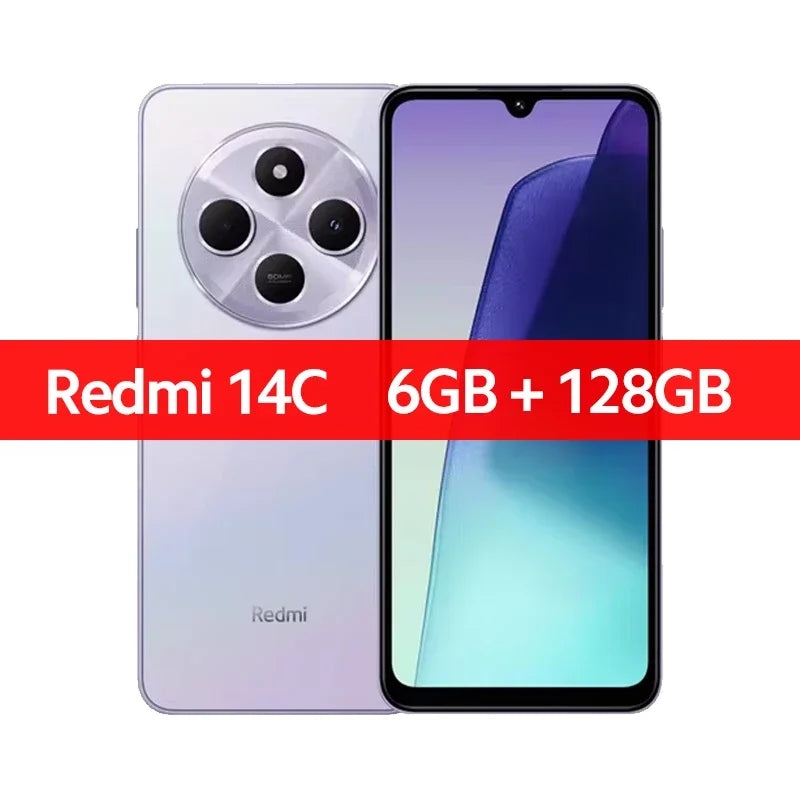 Global Version Xiaomi Redmi 14C Helio G81-Ultra 50MP AI