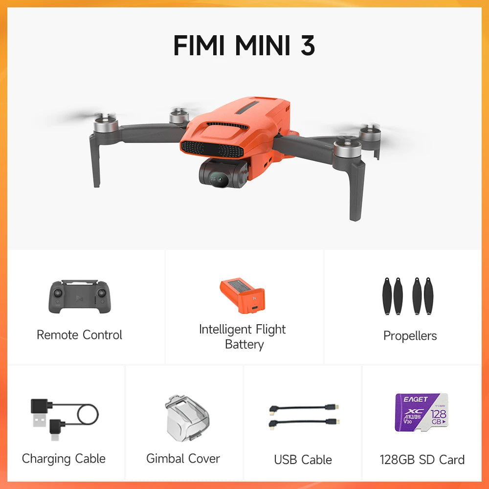 FIMI MINI 3 new drone 4K 60fps AI