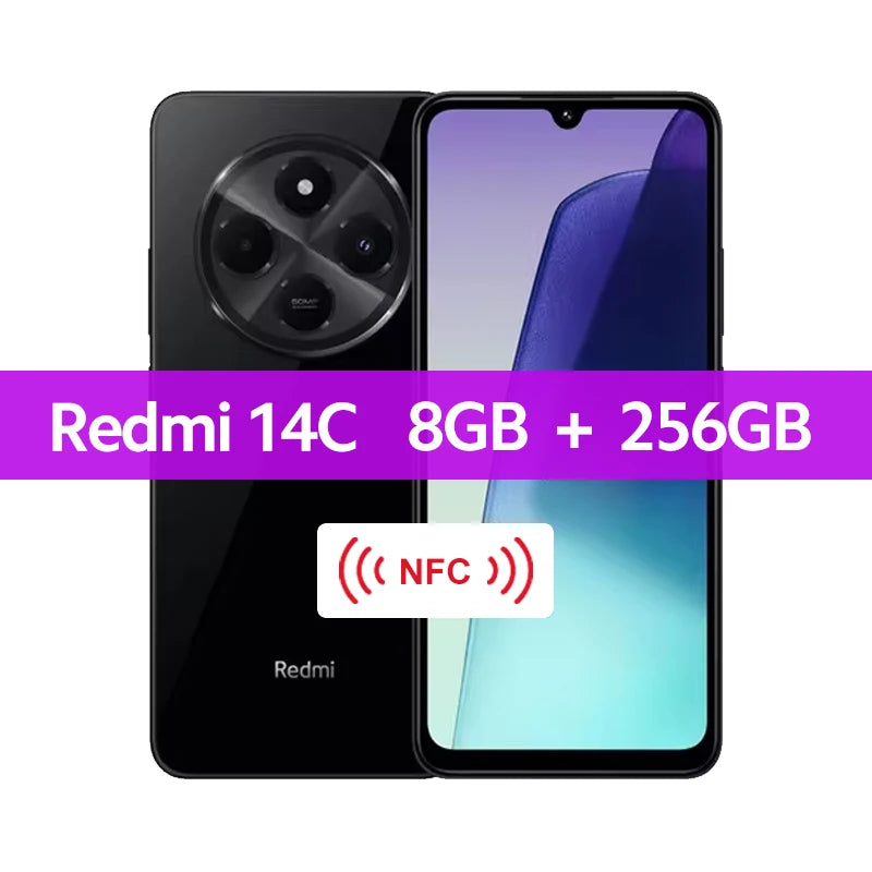 Global Version Xiaomi Redmi 14C Helio G81-Ultra 50MP AI