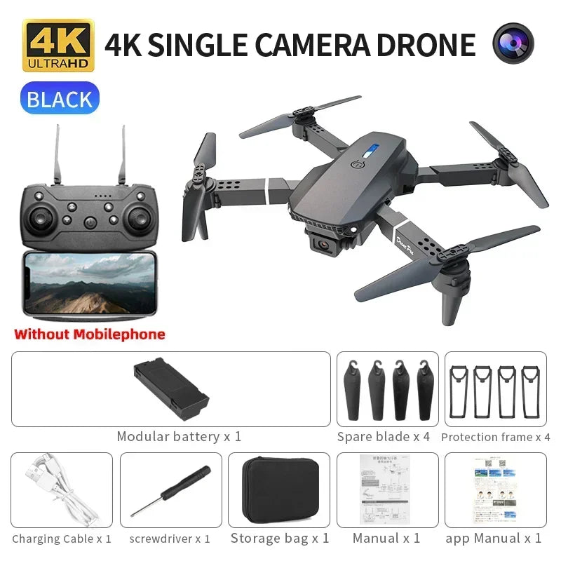 E88Pro RC Drone 4K Professinal