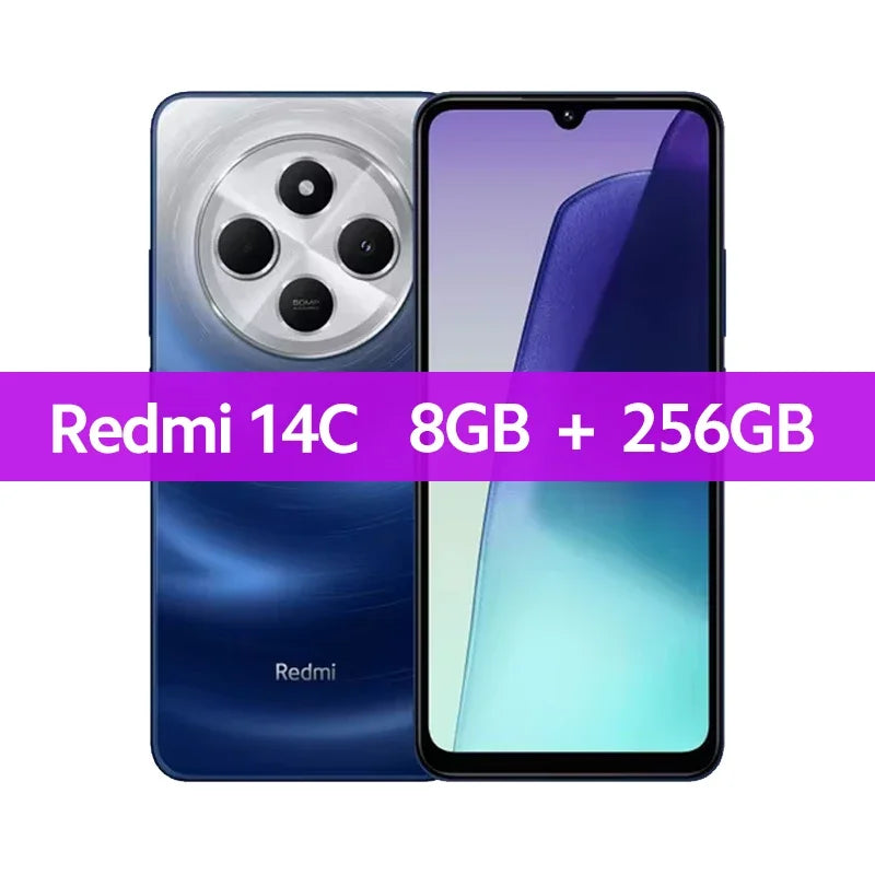 Global Version Xiaomi Redmi 14C Helio G81-Ultra 50MP AI