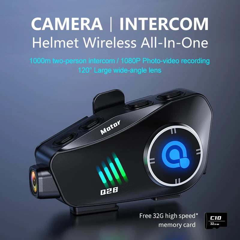 Motorcycle Wireless Helmet Headset