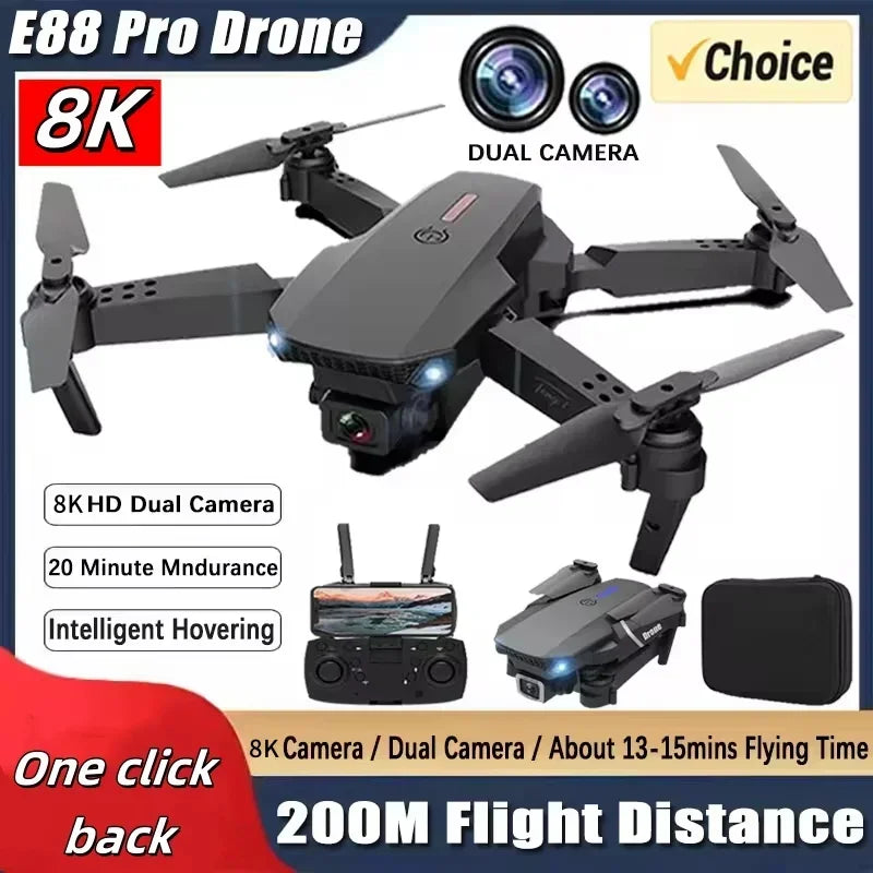 E88Pro RC Drone 8K Professinal