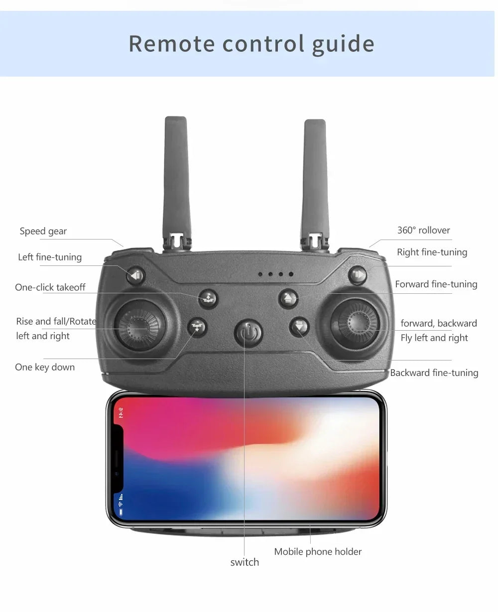 E88Pro RC Drone 4K Professinal