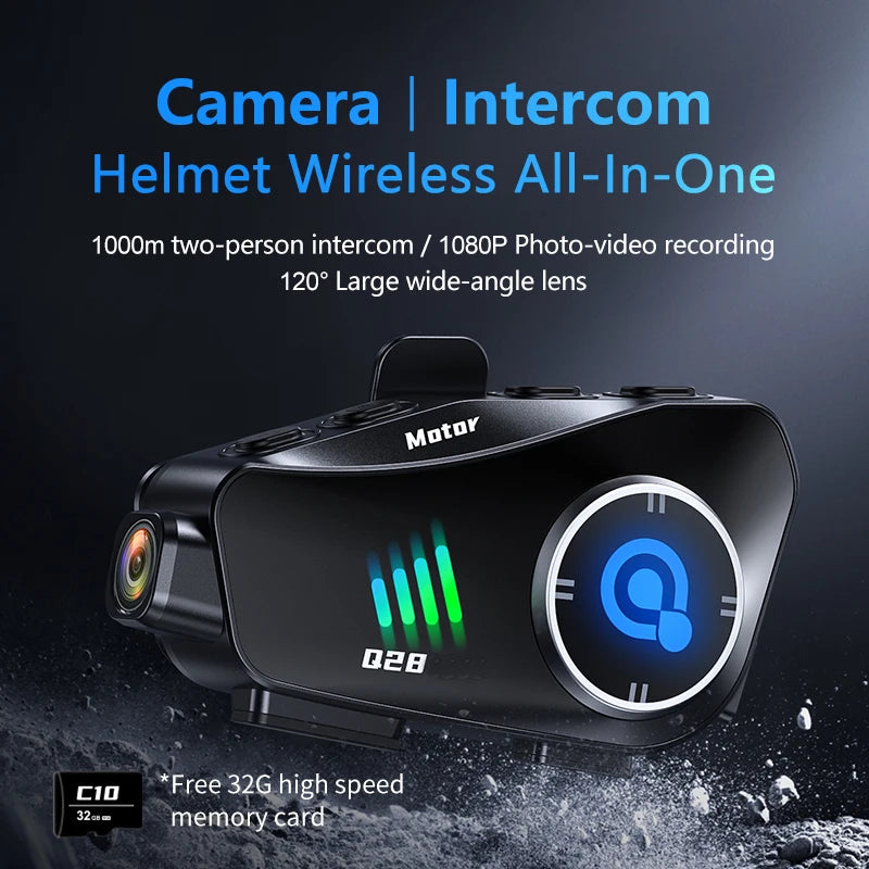 Motorcycle Wireless Helmet Headset