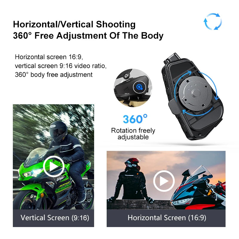 Motorcycle Wireless Helmet Headset