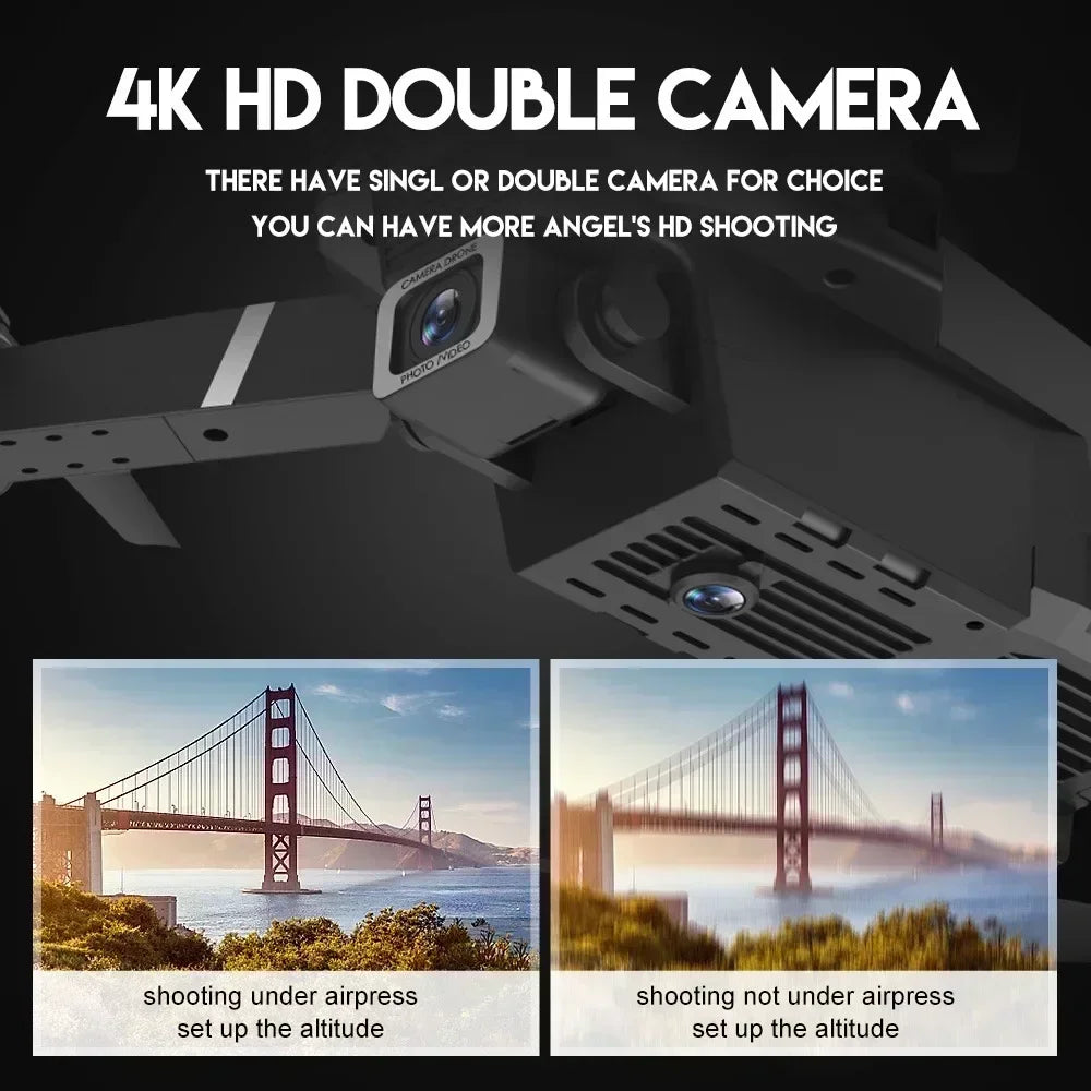 E88Pro drone with 1080P dual HD camera