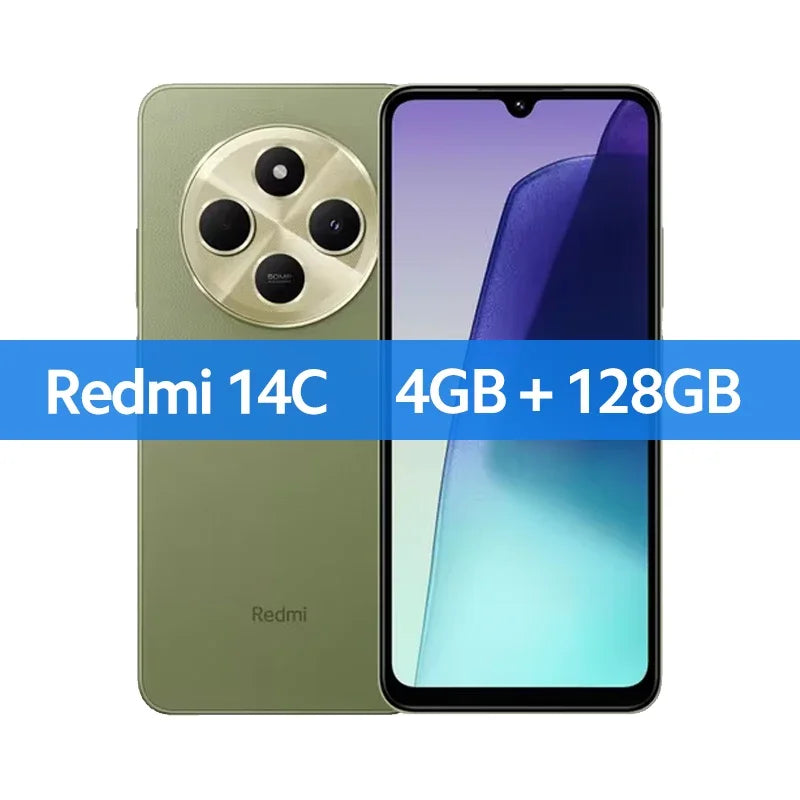 Global Version Xiaomi Redmi 14C Helio G81-Ultra 50MP AI