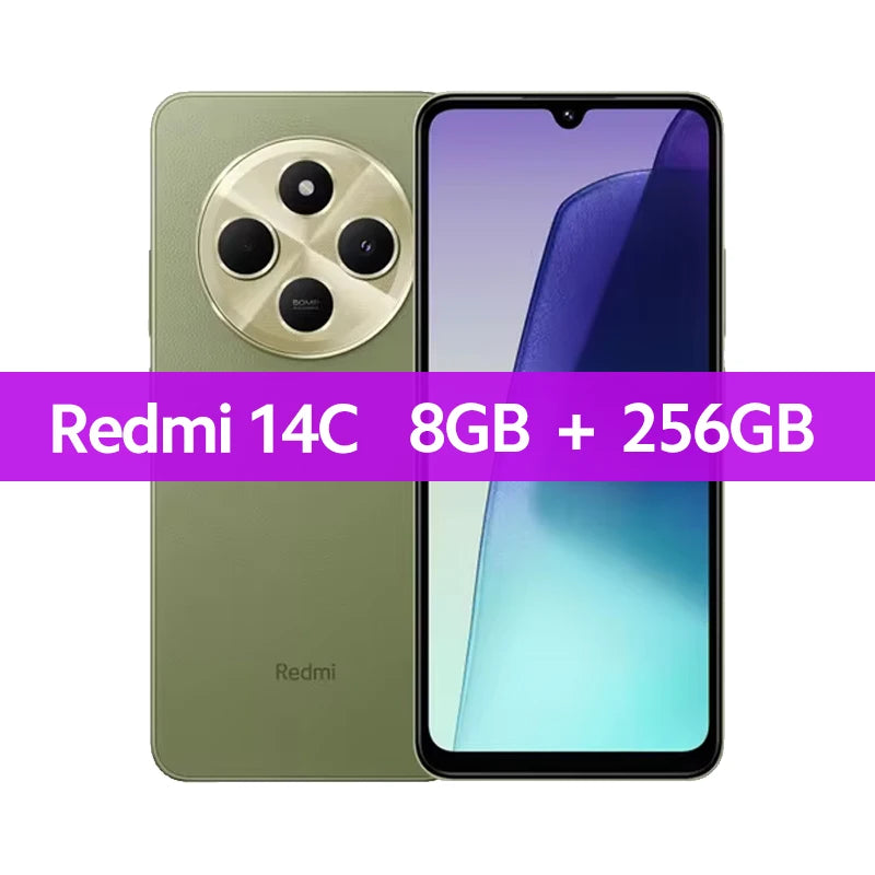Global Version Xiaomi Redmi 14C Helio G81-Ultra 50MP AI