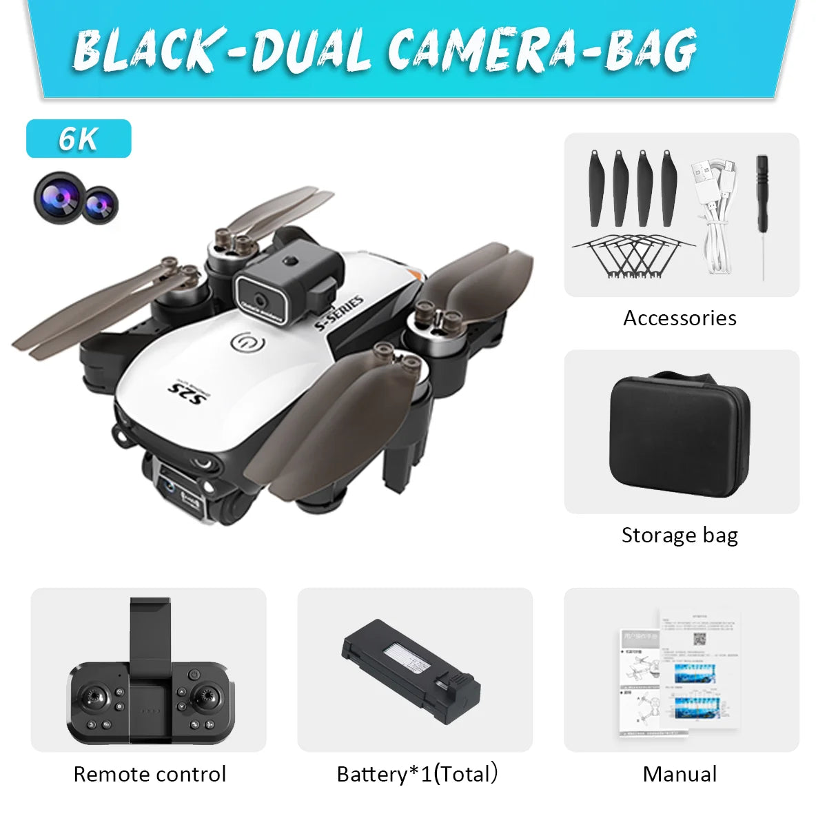 KBDFA Mini Drone HD Camera