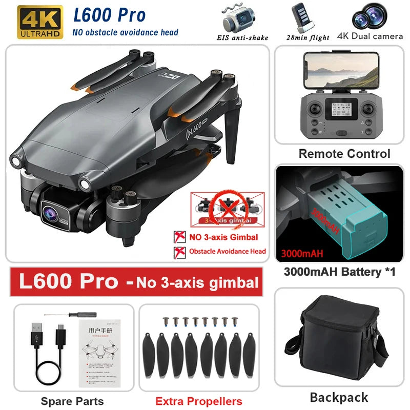 L600 PRO MAX GPS Drone 5KM