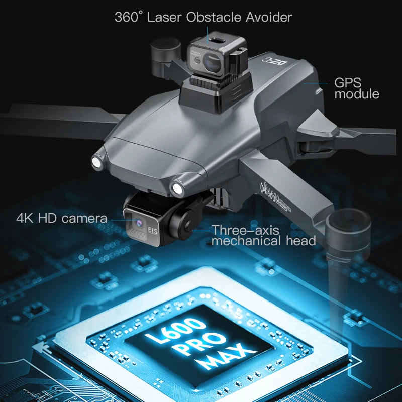 L600 PRO MAX GPS Drone 5KM