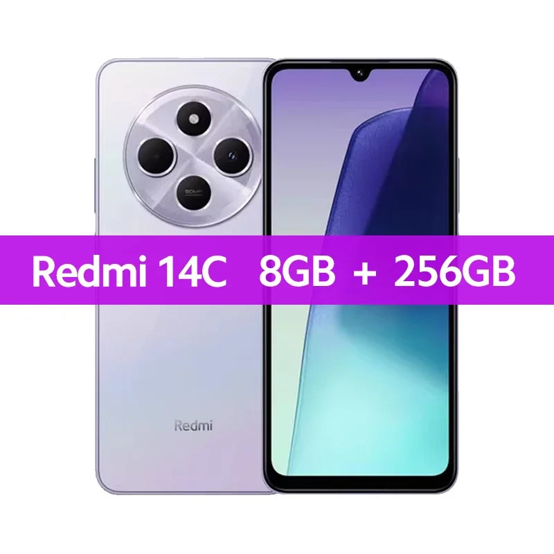 Global Version Xiaomi Redmi 14C Helio G81-Ultra 50MP AI