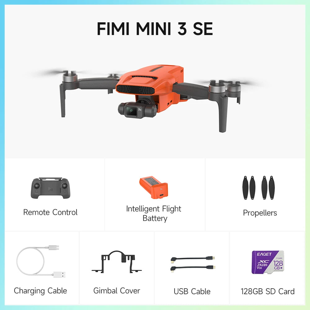 FIMI MINI 3 new drone 4K 60fps AI