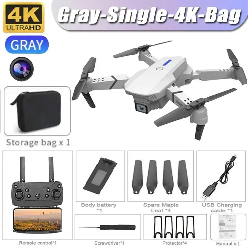 E88Pro drone with 1080P dual HD camera