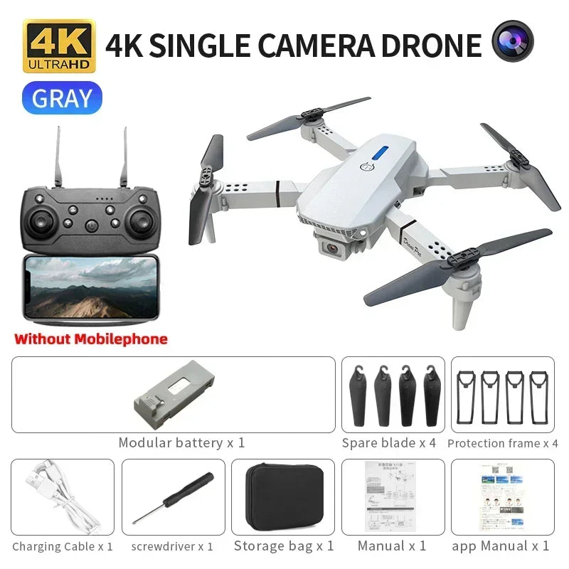 E88Pro RC Drone 4K Professinal