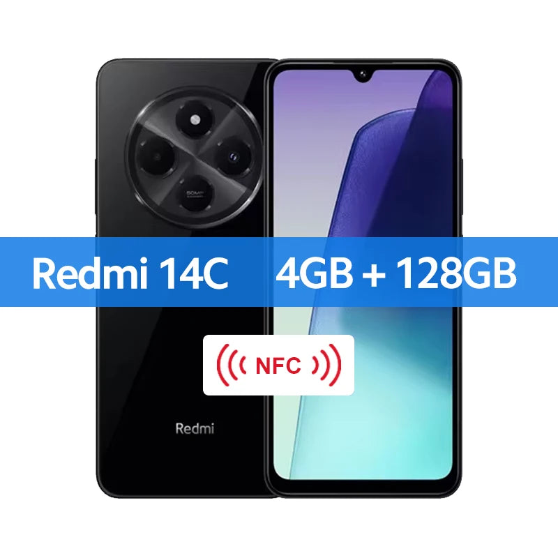 Global Version Xiaomi Redmi 14C Helio G81-Ultra 50MP AI