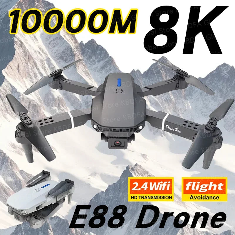 E88 Professional Wide Angle RC Dron